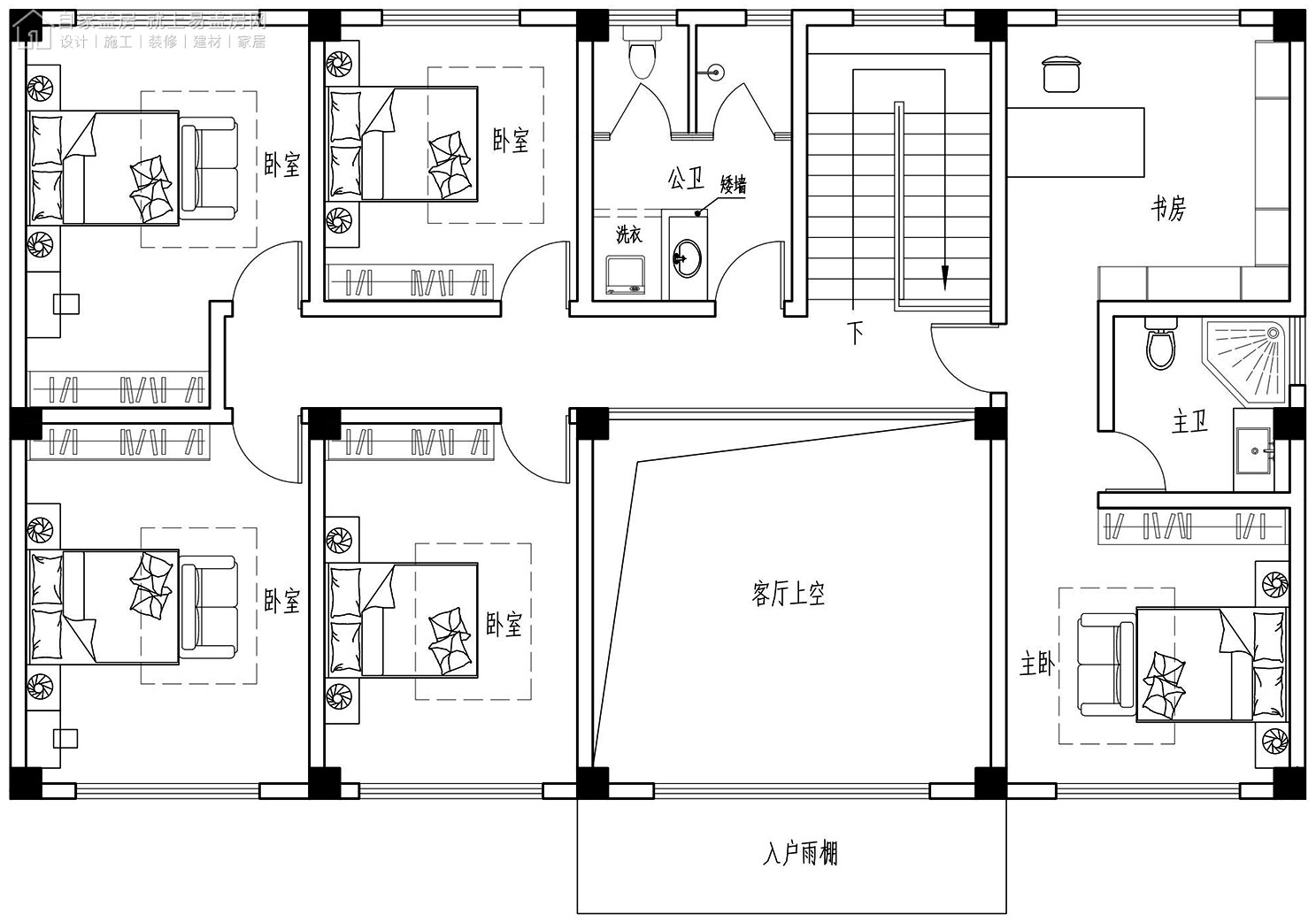 农村兄弟两个合建房子，主体造价45万左右