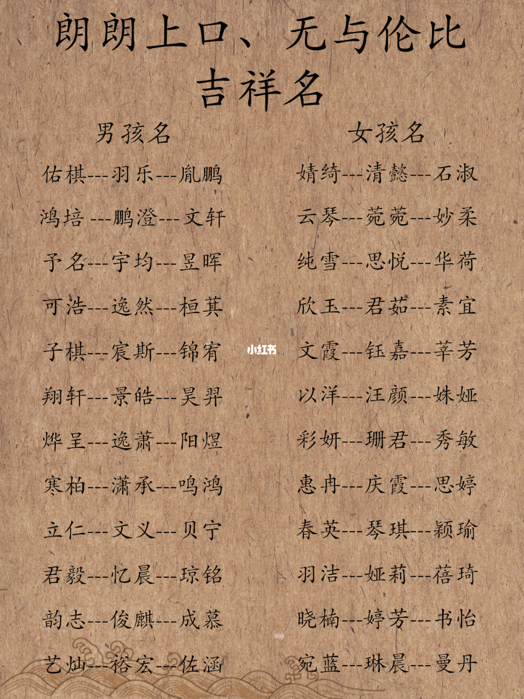 喜用神取名专业为你解答！（吉祥的名字起名字大全）